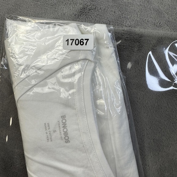 Bonobos Shirt Mens Small White Standard Fit V Neck 100% Cotton Casual Peru - Picture 5 of 6